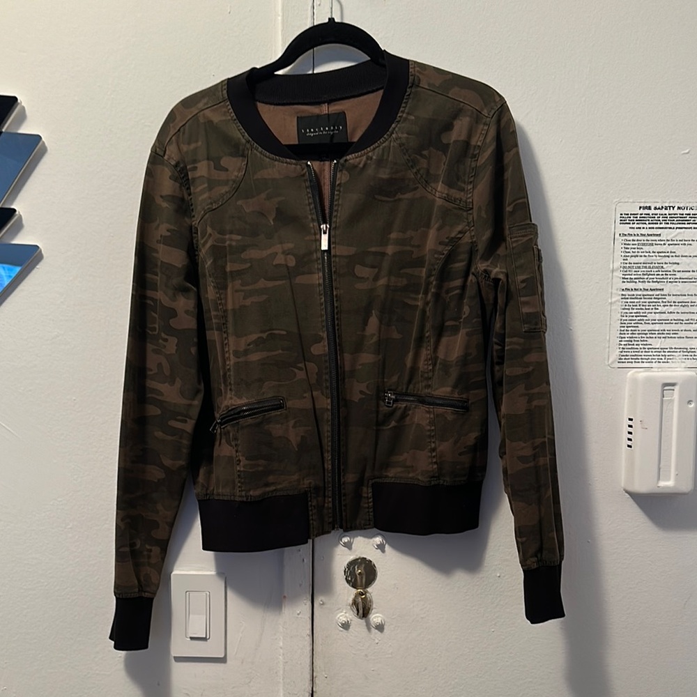 Camouflage Bomber Jacket